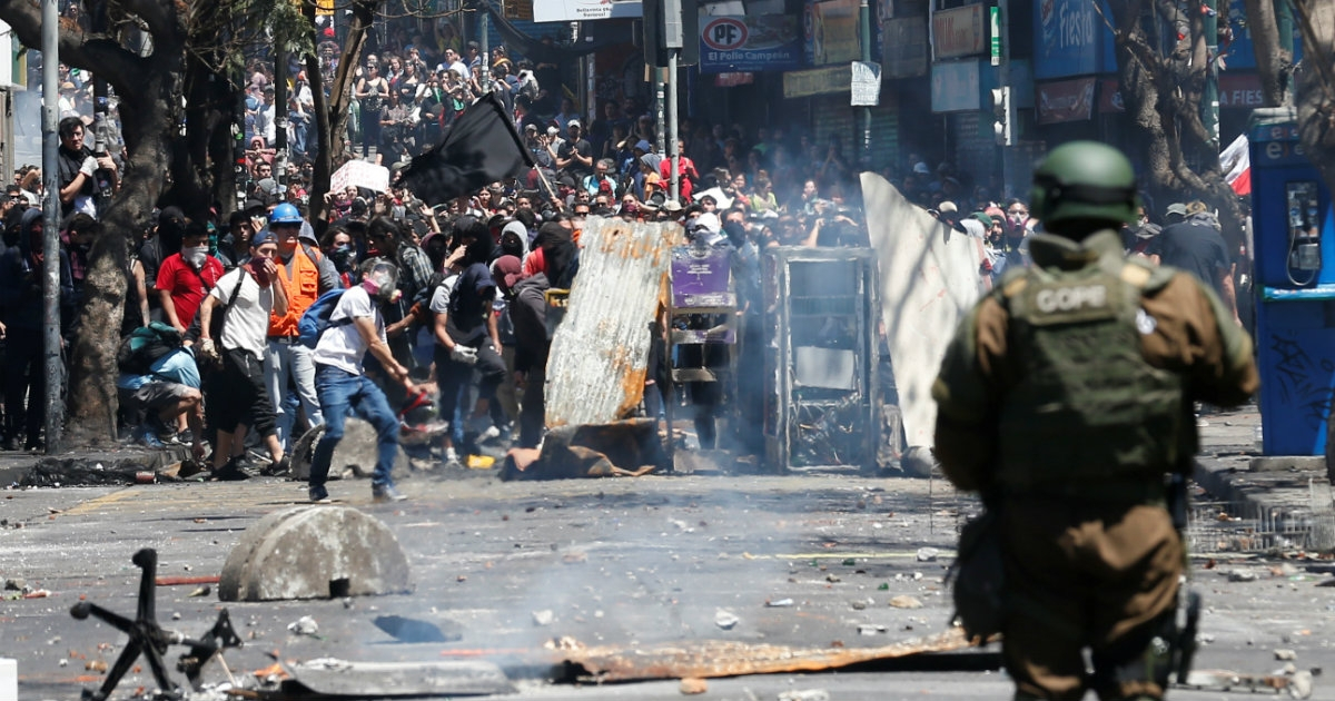 Protestas en Chile. (imagen de archivo) © Reuters / Rodrigo Garrido