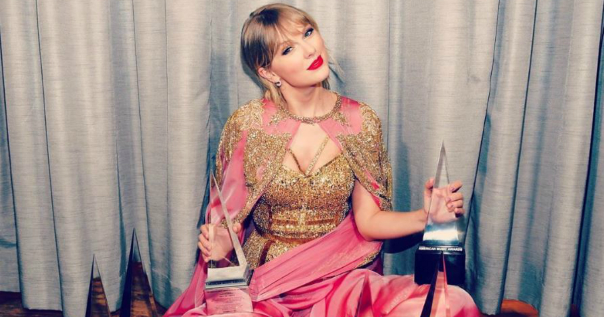 Taylor Swift, la gran triunfadora de los AMAS 2019 © Instagram / Taylor Swift