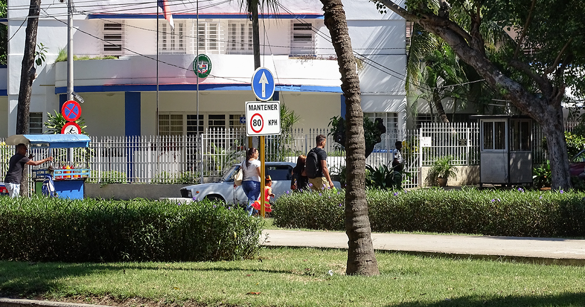 Embajada de Panamá en La Habana. © CiberCuba