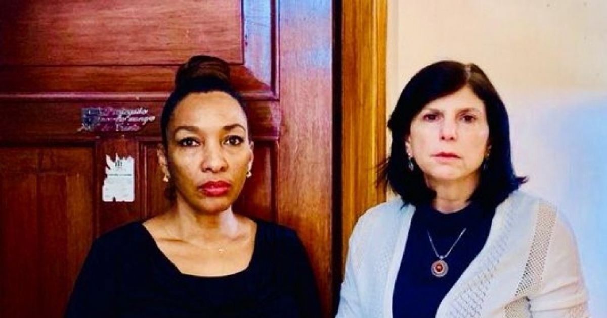Nancy Alfaya y Mara Tekach © Embajada EE.UU. Cuba