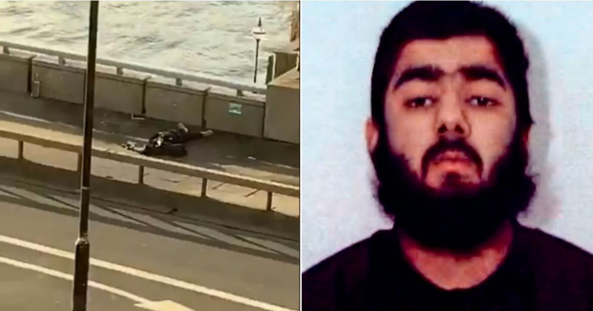 El terrorista abatido este viernes (i) y Usman Khan (d) © Collage YouTube/screenshot- London Police