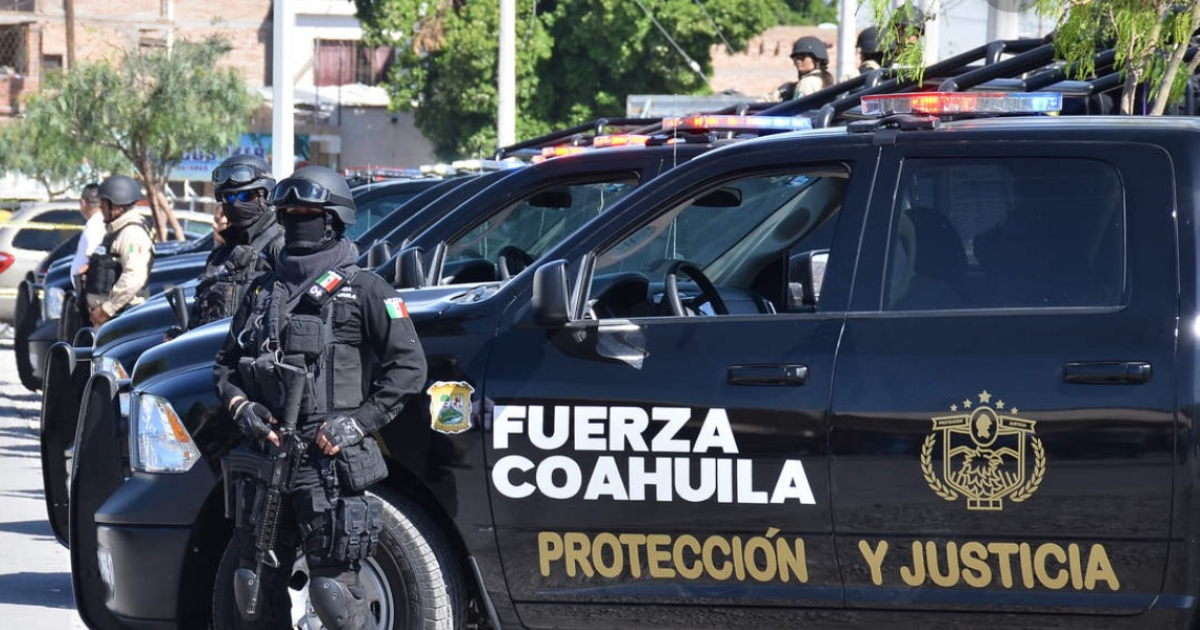 Autos de la Policía en México © El Siglo Coahuila