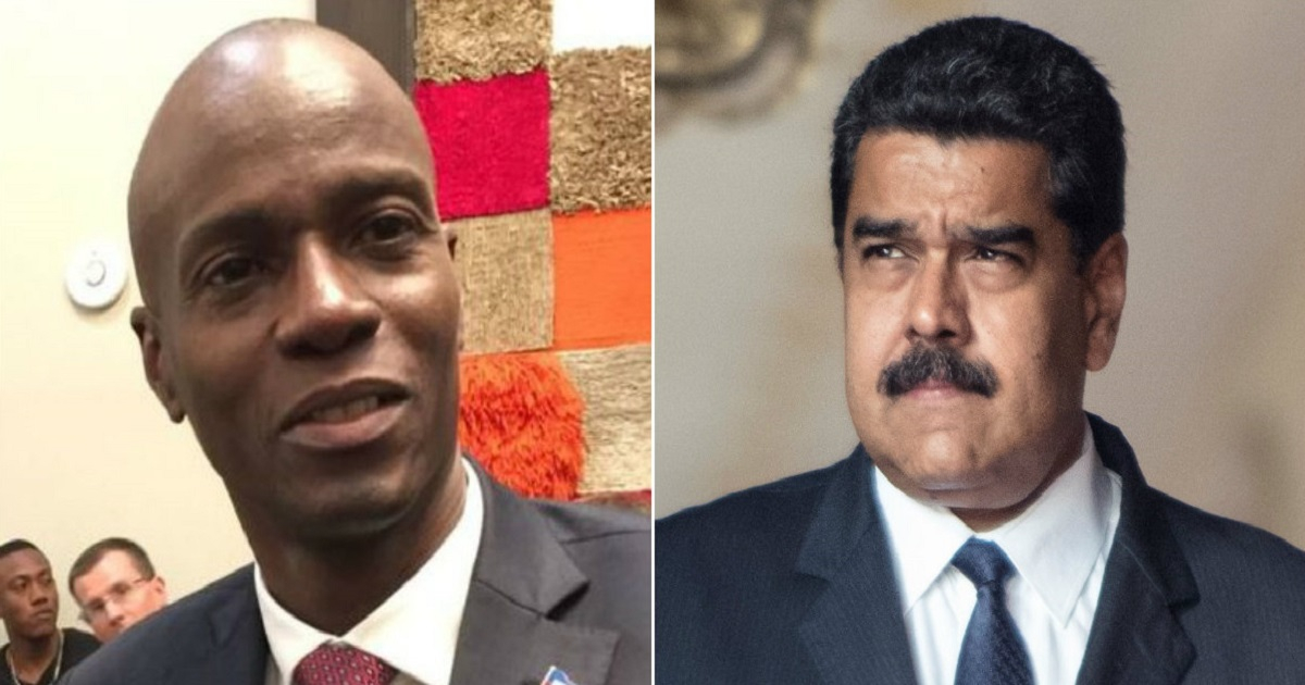 Jovenel Moïse (i) y Nicolás Maduro (d) © Collage Wikipedia