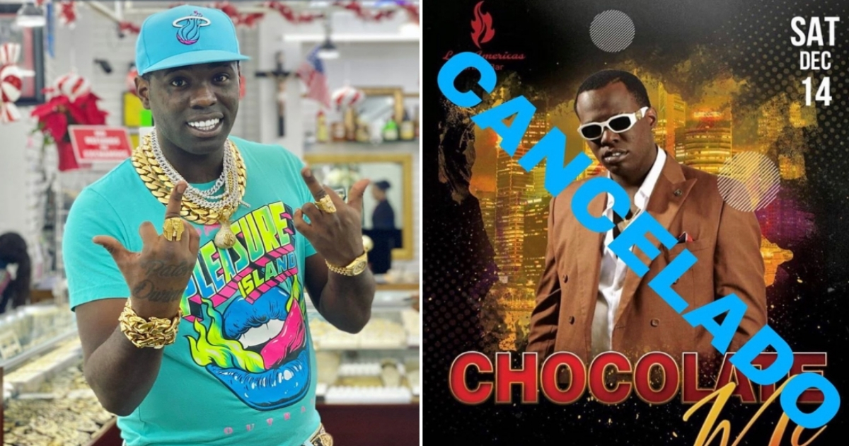 Concierto de Chocolate MC fue cancelado en Houston © Collage con Instagram del artista