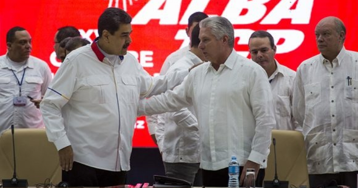 Nicolás Maduro y Miguel Díaz-Canel en la XVII Cumbre del ALBA © Granma / Inauguración Cumbre del ALBA