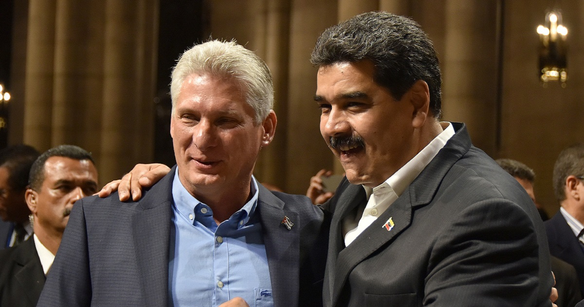 Los gobernantes Miguel Díaz-Canel y Nicolás Maduro © Estudios Revolución