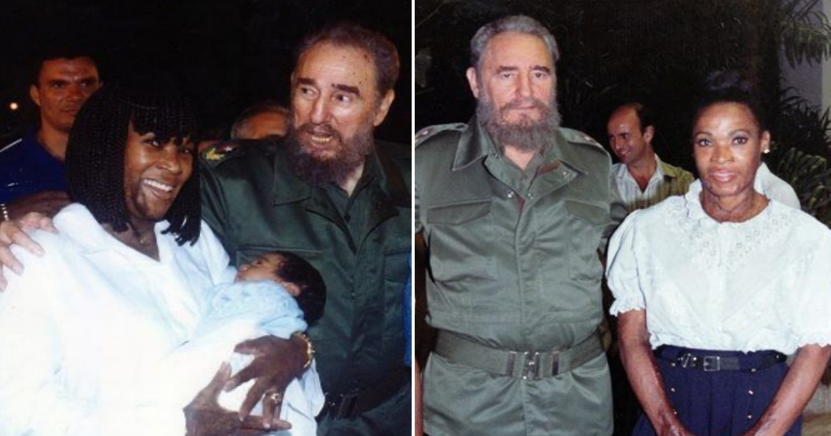 Ana Fidelia Quirós junto a Fidel Castro. (imágenes de archivo) © Cubadebate