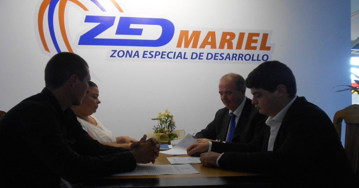 Empresarios en la ZEDM Mariel. (imagen de referencia) © Facebook / Zona Especial de Desarrollo Mariel
