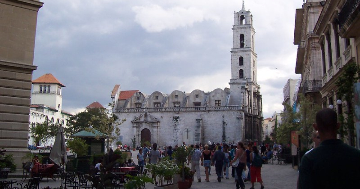 Plaza de San Francisco, en el casco histórico de La Habana. © Foto de CiberCuba,