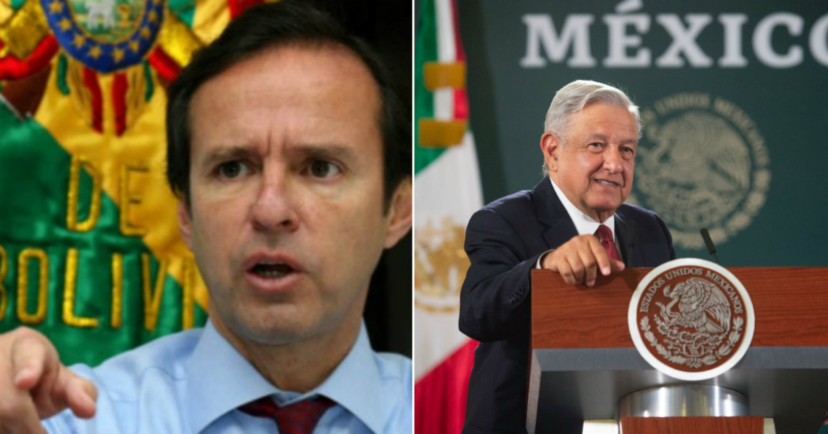 Jorge Quiroga y Andrés Manuel López Obrador © Twitter / Tuto Quiroga / López Obrador