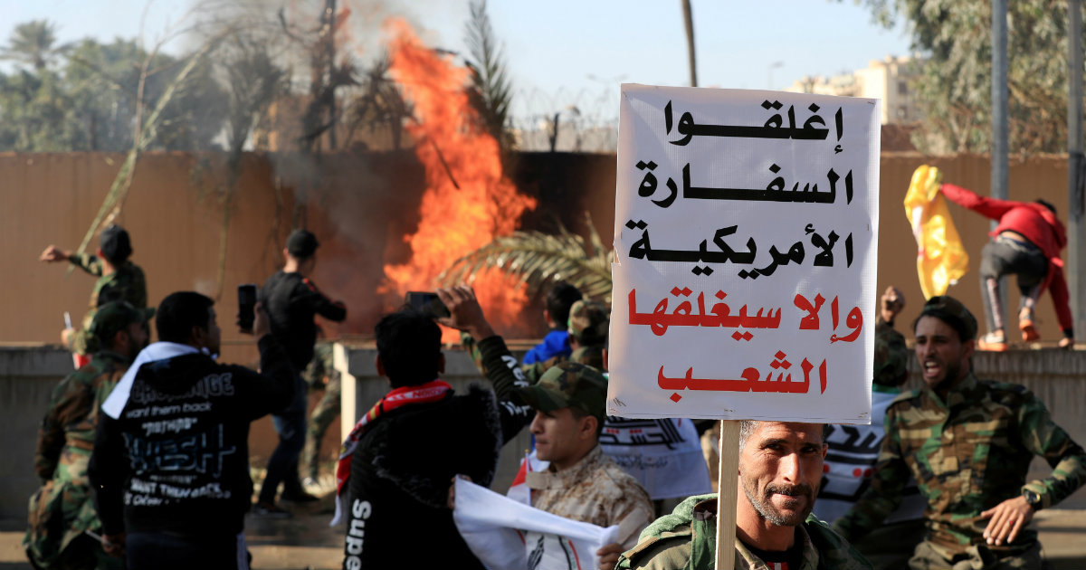 Embajada de Estados Unidos en Bagdad © REUTERS/Thaier al-Sudani
