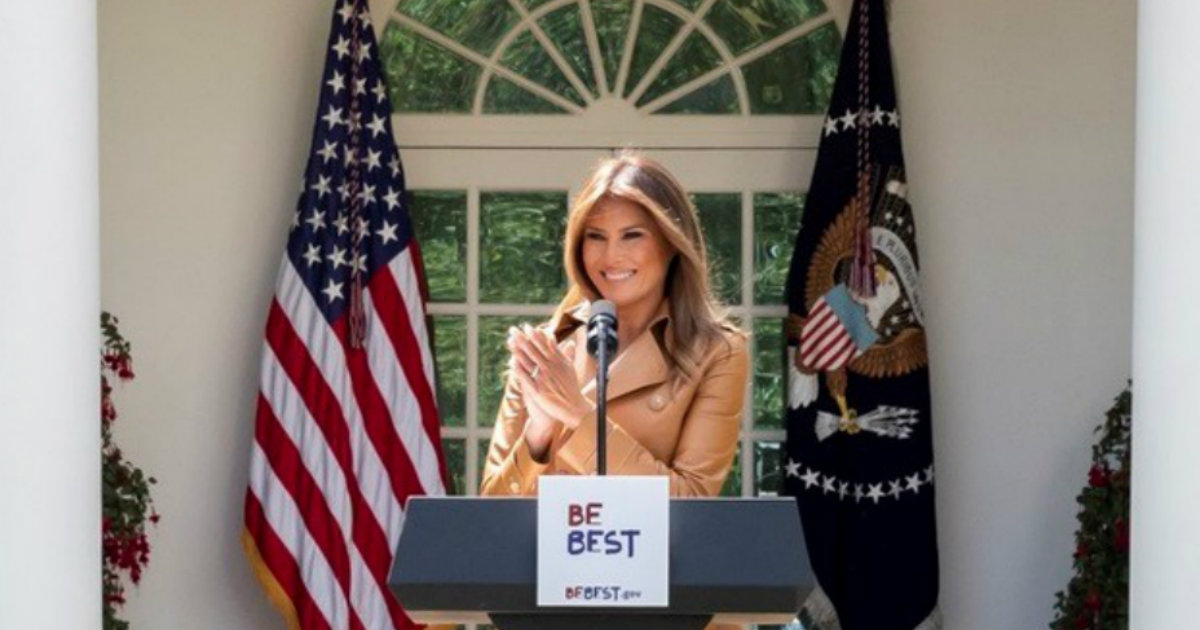 La primera dama de Estados Unidos, Melania Trump. © The White House