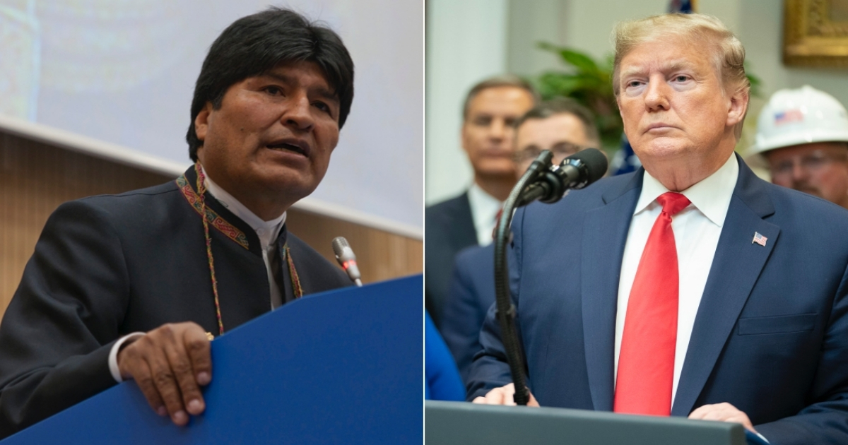 Evo Morales y Donald Trump. © Collage con Flickr / Shealah Craighead