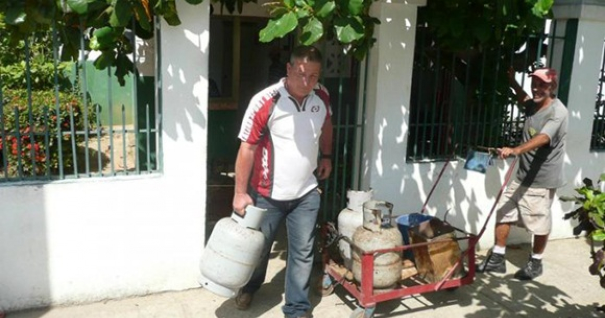 Punto de venta de gas licuado en Cuba © Granma 