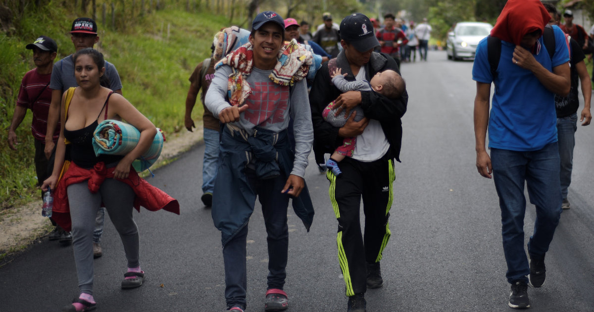 Migrantes hondureños. © REUTERS / Fabricio Alonso