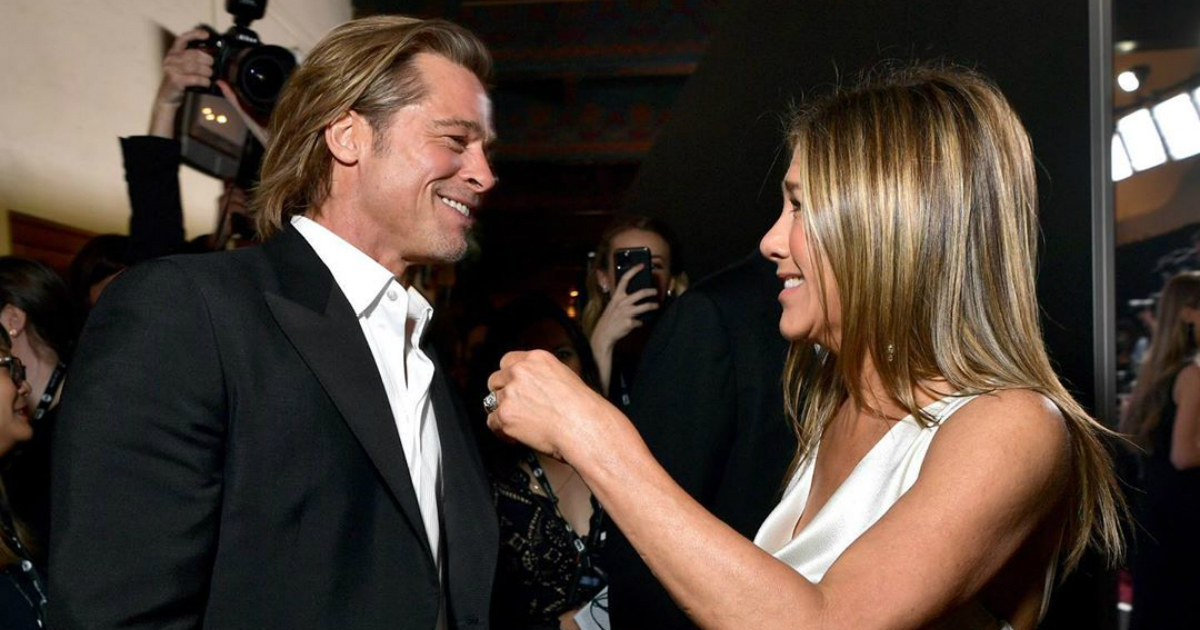 Brad Pitt y Jennifer Aniston en los SAG Awards © Instagram / SAG Awards
