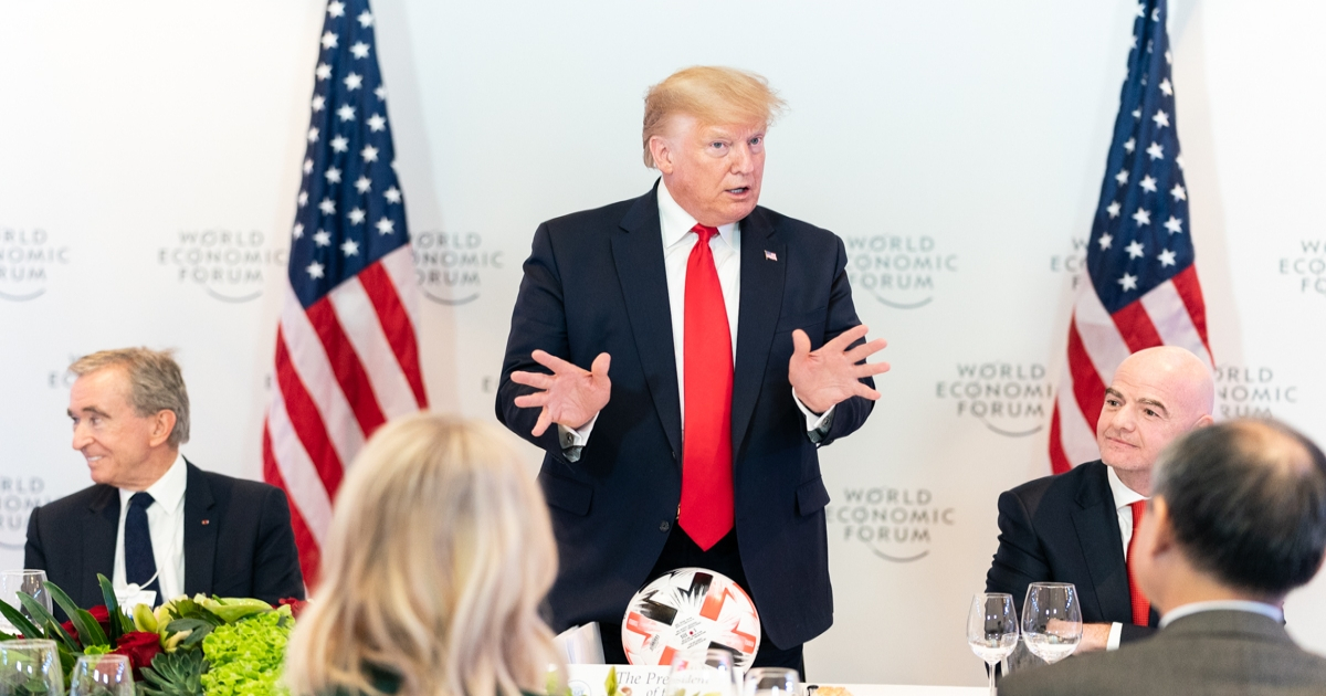 Donald Trump, en el Foro de Davos. (imagen de referencia) © Flickr / The White House / Shealah Craighead