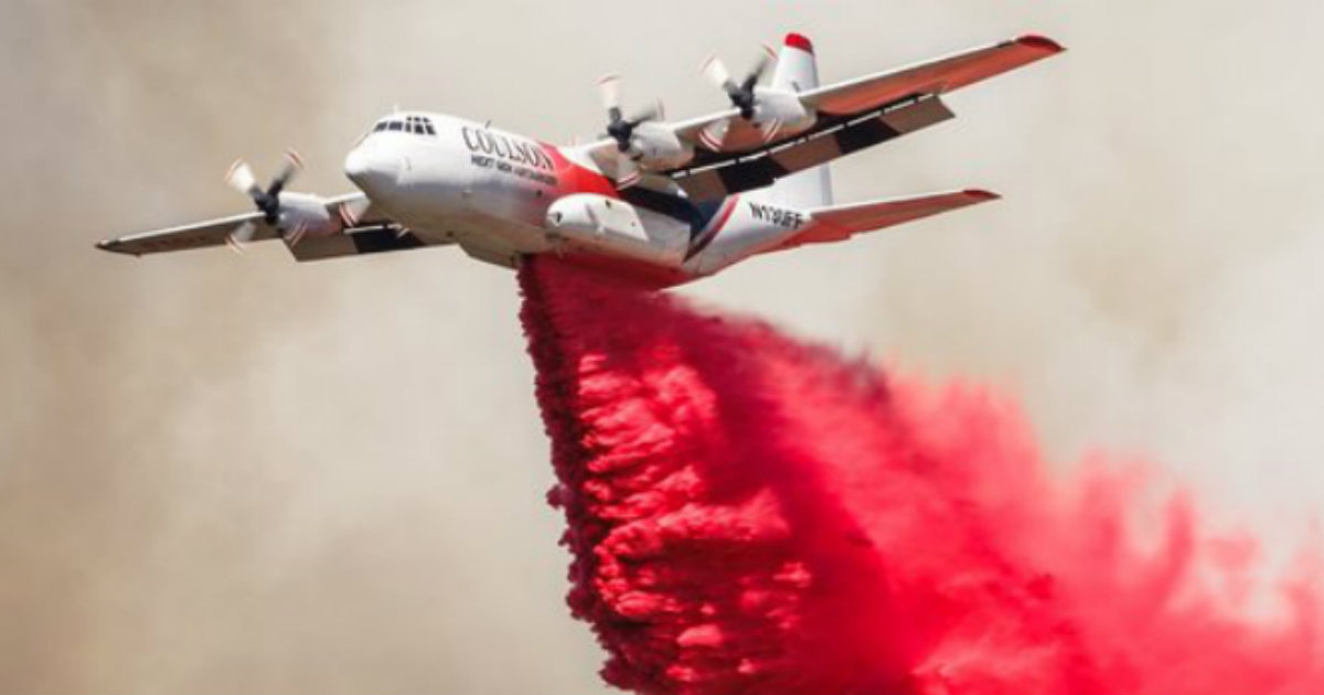 Avión antiincendios de la compañía estadounidense Coulson Aviation © coulsonaviationusa.com