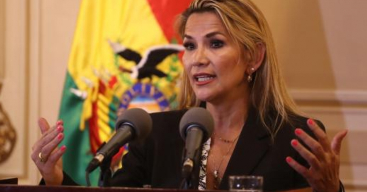 La presidenta interina de Bolivia, Jeanine Áñez © Twitter/ Jeanine Áñez