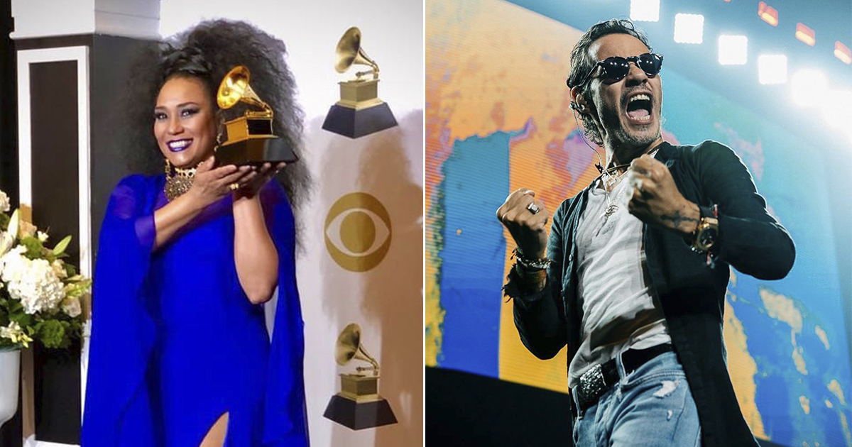 Aymée Nuviola y Marc Anthony ganan un Grammy © Instagram / Aymée Nuviola / Marc Anthony