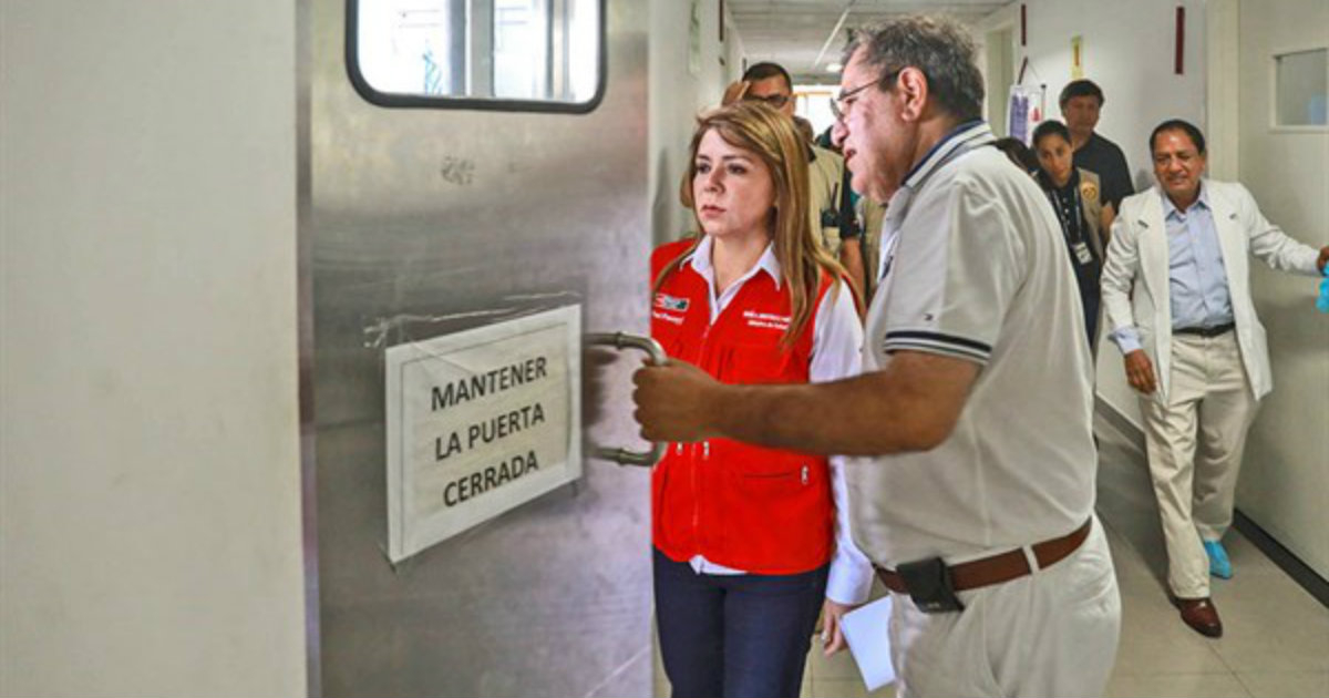 La Ministra de Salud de Perú, Elizabeth Hinostroza © Twitter/Ministerio de Salud