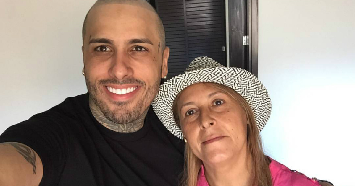 Nicky Jam y su mamá Ysabel Caminero © Instagram / Ysabel Caminero