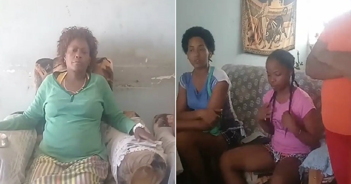 Familiares de Lisnavy Valdés, una de las niñas fallecidas por el derrumbe en La Habana Vieja. © Collage Facebook/El Latinaso Noticias