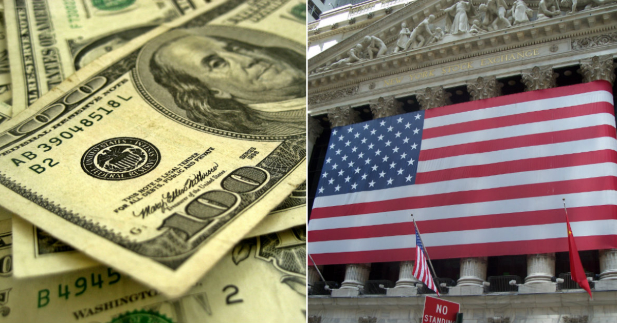 Dólares (i) y Wall Street (d) © Collage Flickr/401(K) 2012- Flickr/Modesto del Rio