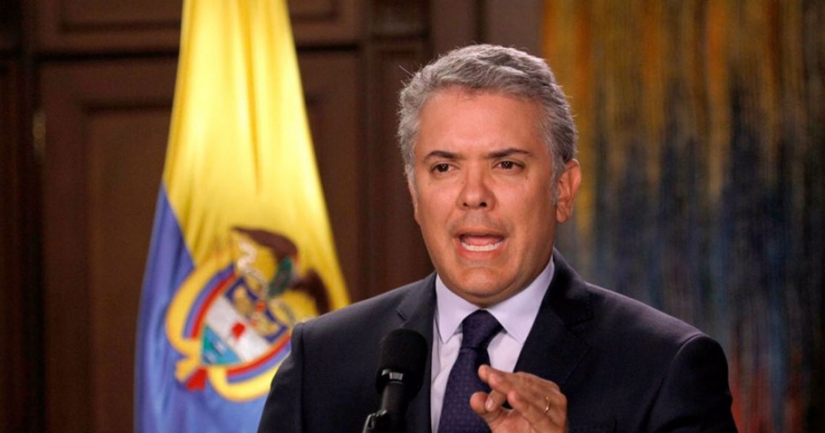 El presidente de Colombia, Iván Duque © Twitter/ Oficina del Presidente