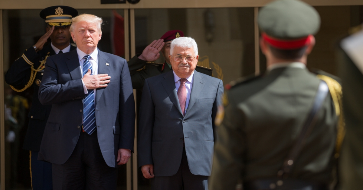 Donald Trump y Mahmoud Abbas, en una imagen de archivo. © Flickr / The White House / Shealah Craighead