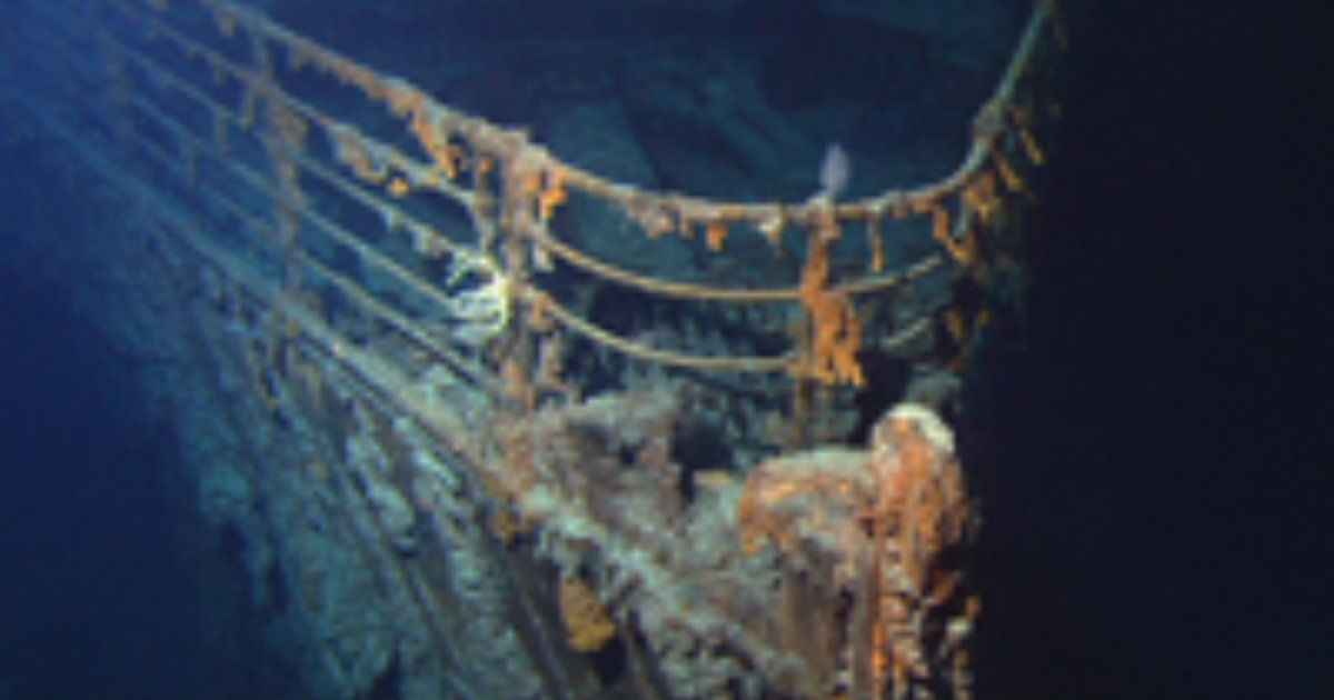 Restos del Titanic © NOAA