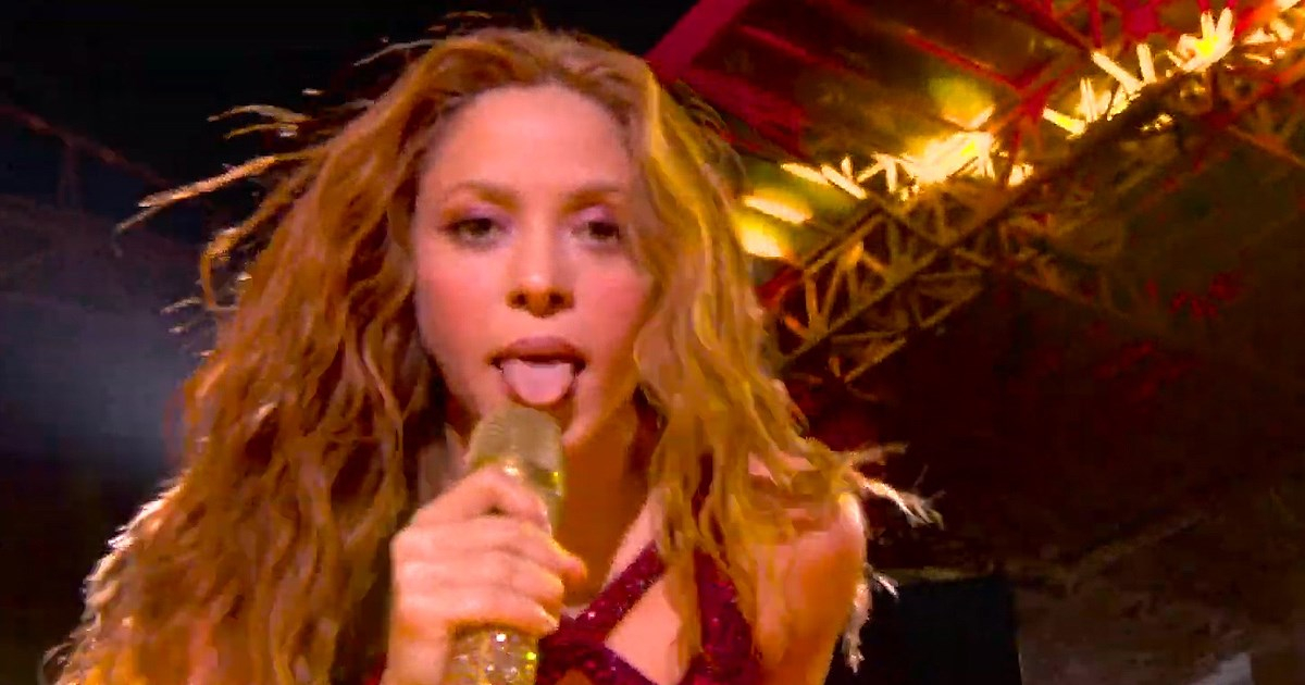 Shakira lengua en la Super Bowl © Instagram / NFL