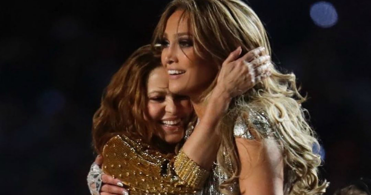 Jennifer Lopez y Shakira en el intermedio del Super Bowl © Instagram / Jennifer Lopez