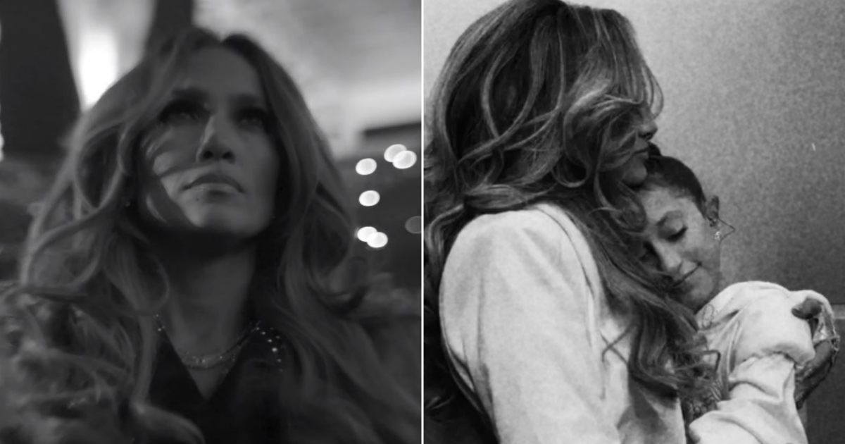 Jennifer Lopez y Emme momentos antes del Super Bowl © Instagram / Jennifer Lopez