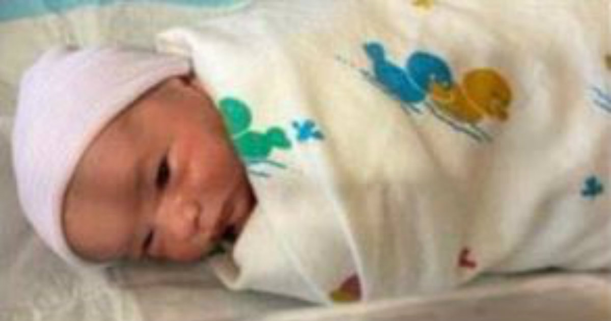 El bebé Andrew Caballeiro que se encuentra en paradero desconocido © Twitter / @MiamiDadePD