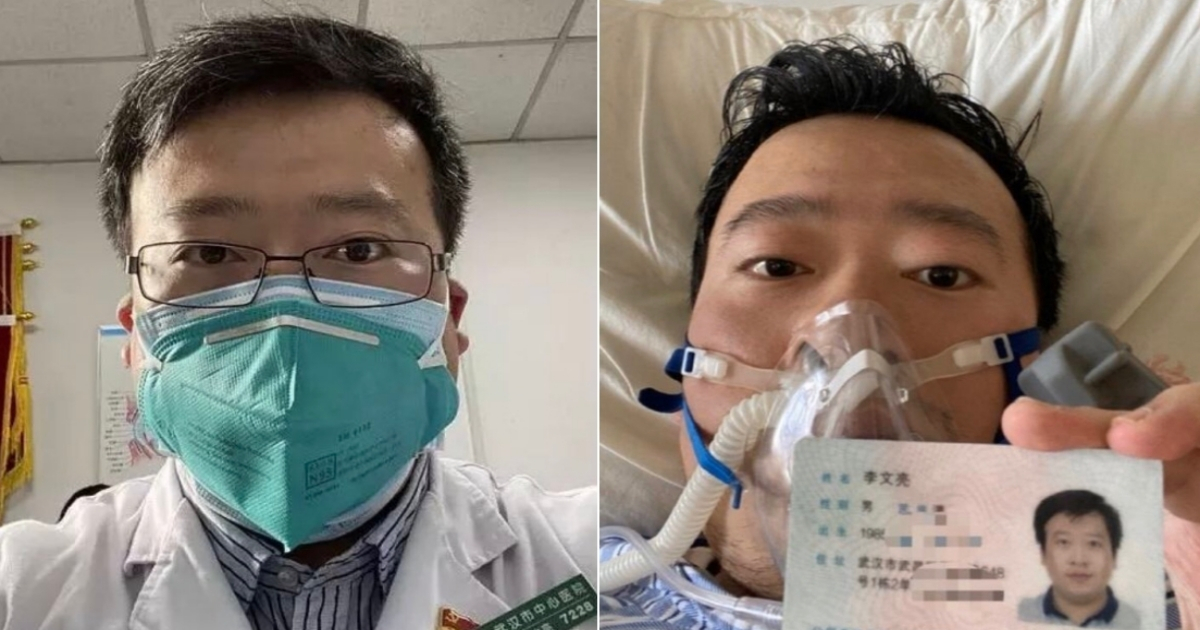 Li Wenliang, el médico que alertó del coronavirus. © Twitter