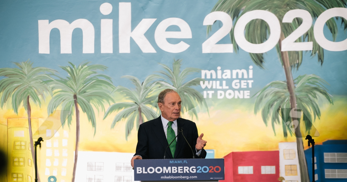 Mike Bloomberg, en un mitin en Miami. (imagen de archivo) © Flickr / Mike Bloomberg
