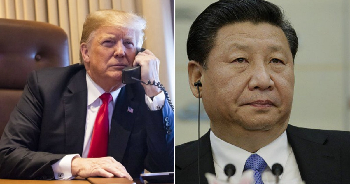 Donald Trump y Xi Jinping © Twitter de ambos
