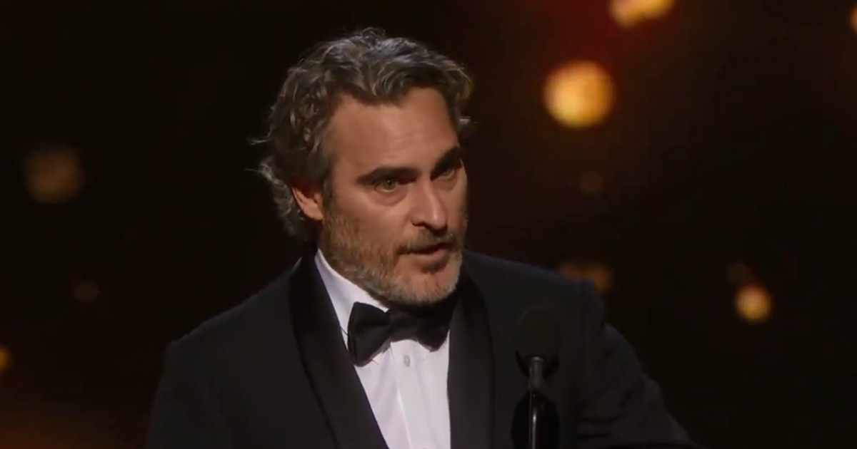 Joaquin Phoenix gana el Oscar a Mejor Actor © Twitter / The Academy 
