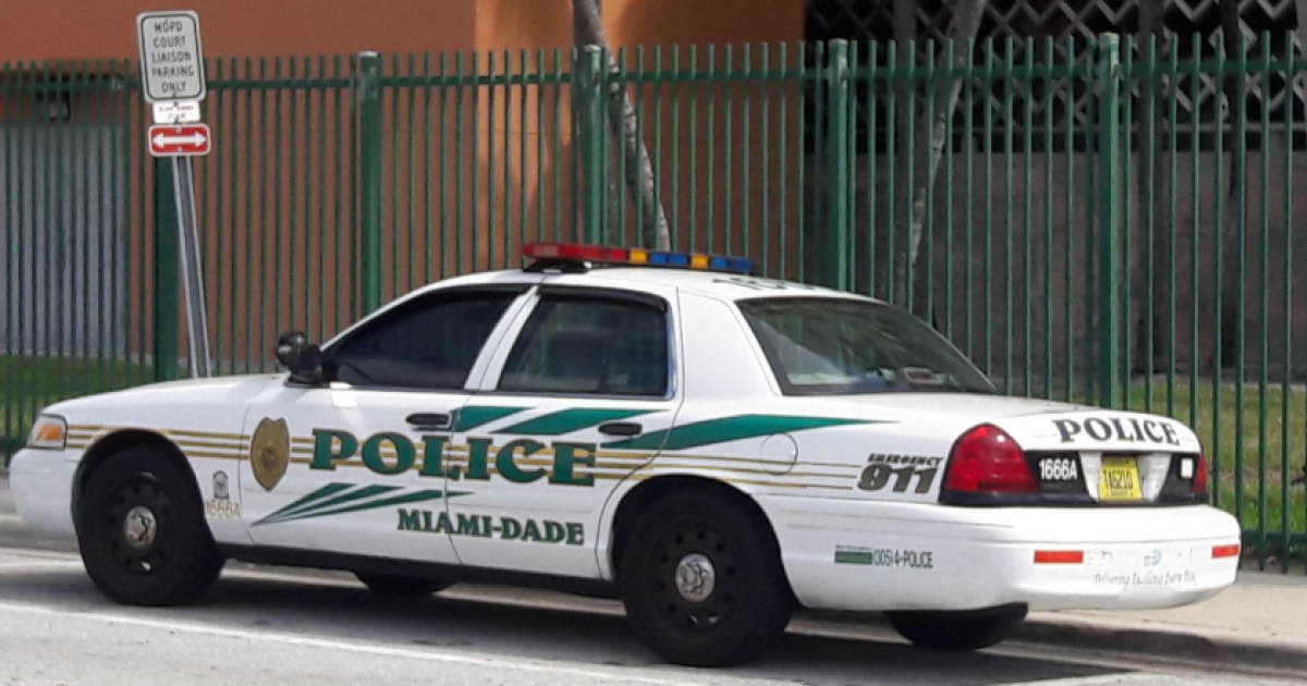 Auto de la Policía de Miami-Dade (Imagen referencial) © CiberCuba