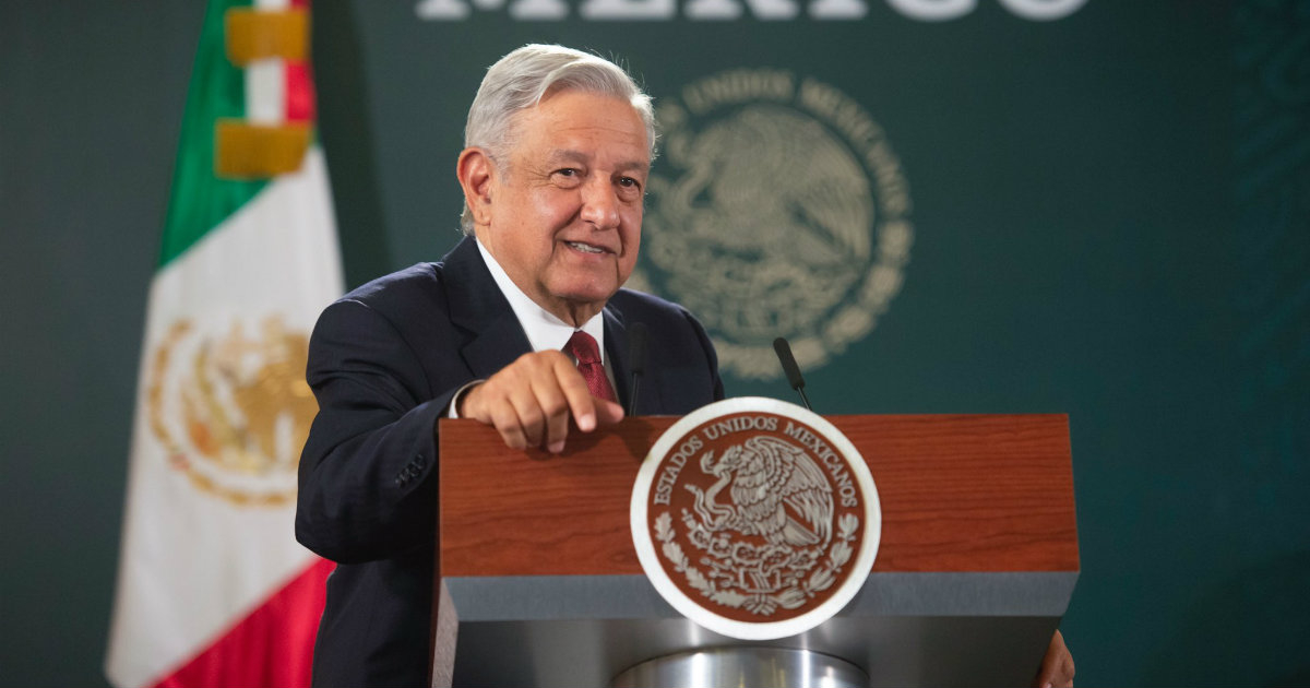 El presidente de México, López Obrador, en una rueda de prensa © Twitter / @lopezobrador_