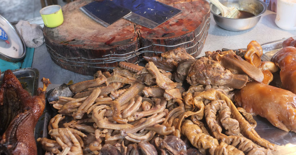 Mercado en la ciudad china de Leshán © Flickr 