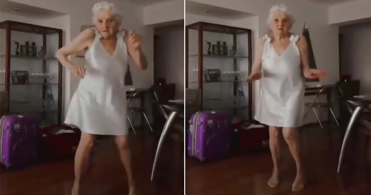 Abuela bailando canción de J Balvin © Instagram del artista