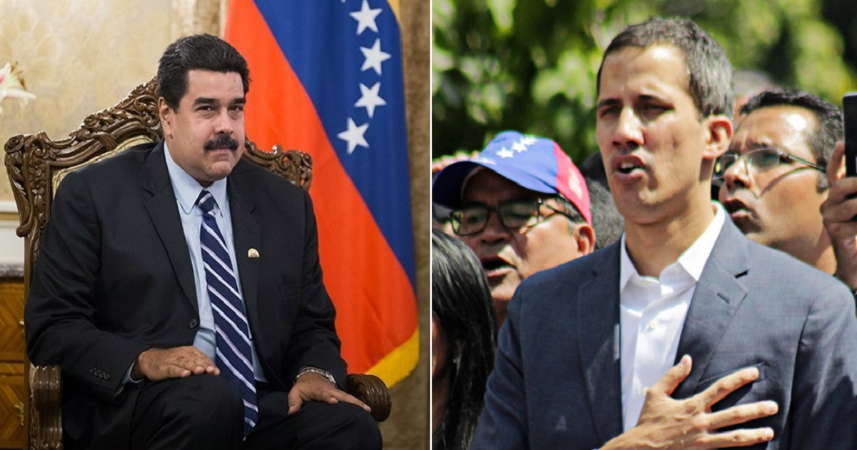 Nicolás Maduro y Juan Guaidó. © Collage Wikimedia Commons