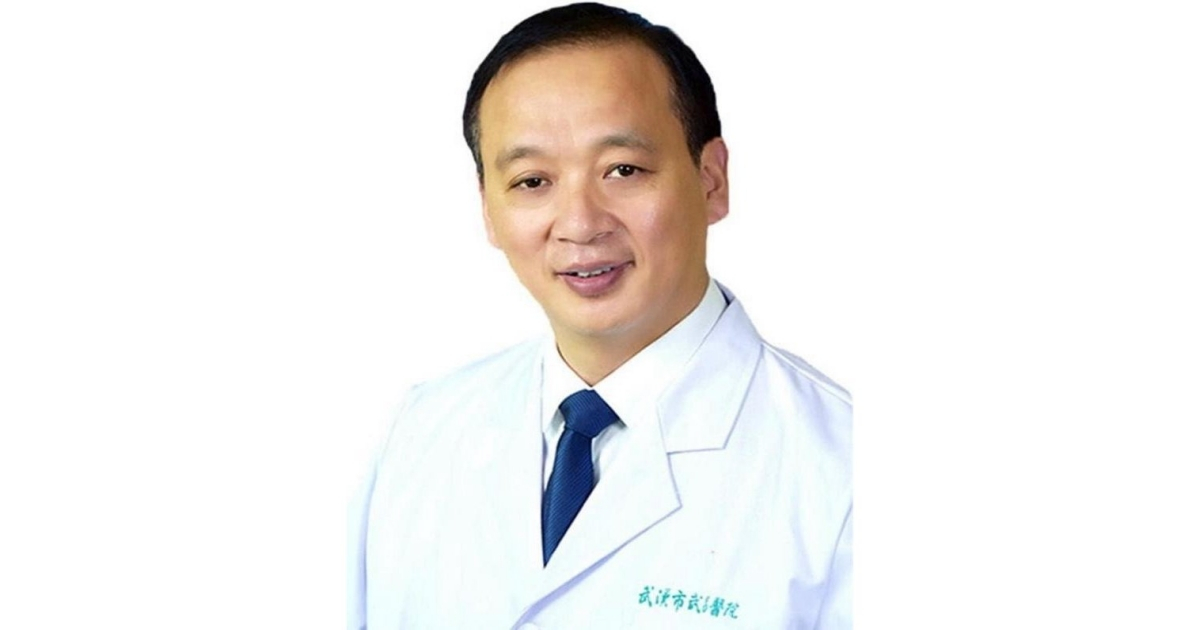 Liu Zhiming, presidente del Hospital Wuhan Wuchang. © Twitter / @CGTNOfficial