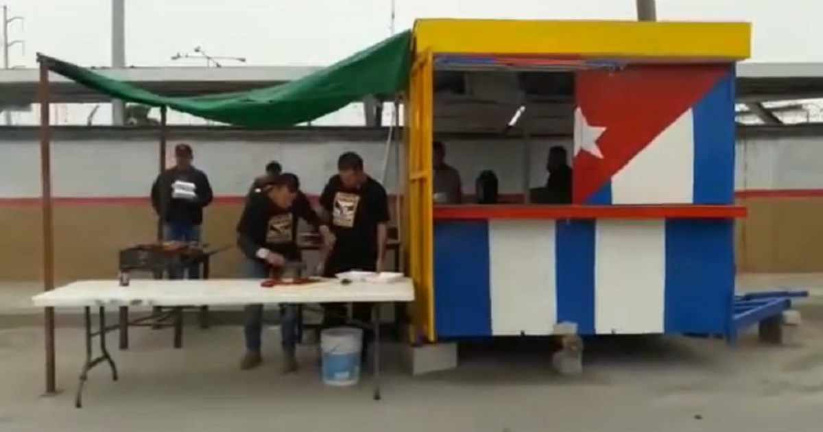 "Sabor Cubano", el negocio de unos inmigrantes en Reynosa © Captura de video