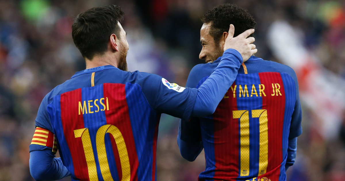 Messi y Neymar © REUTERS / Albert Gea