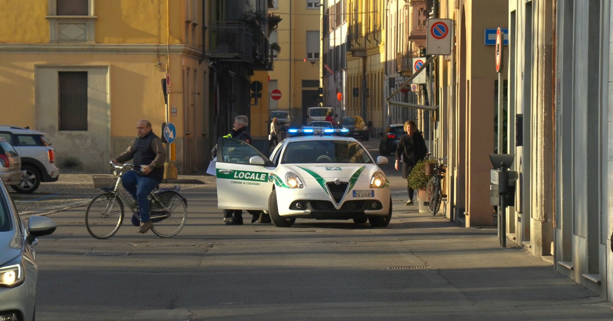 Policía italiana en el pueblo de Codogno, al sureste de Milán © REUTERS 