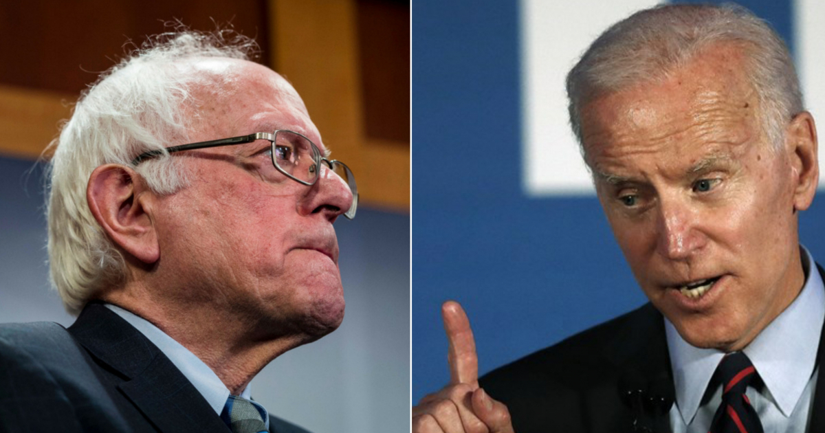 Bernie Sanders y Joe Biden © CiberCuba