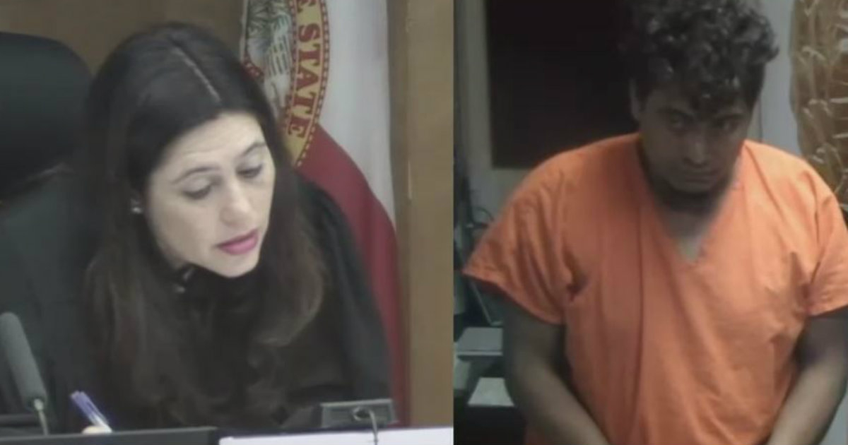 El detenido comparece ante la jueza en Miami © America Tevé / Captura de vídeo